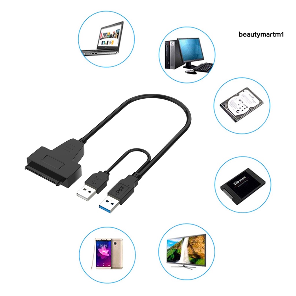 Cáp Chuyển Đổi Usb 3.0 Sang Sata Cho Ổ Cứng Ssd Hdd 2.5 / 3.5 Inch | BigBuy360 - bigbuy360.vn