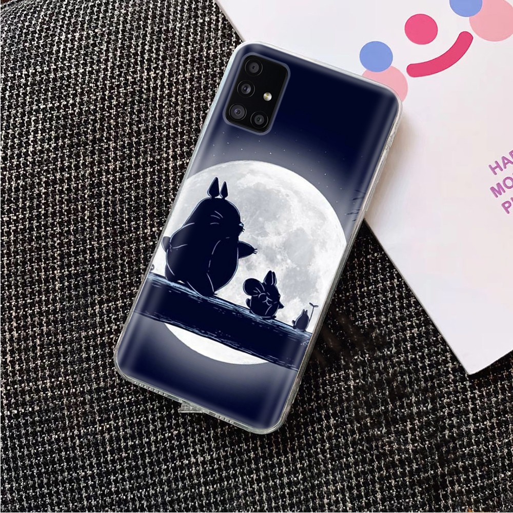 Ốp Điện Thoại Dẻo Trong Suốt Họa Tiết Hoạt Hình Totoro Dễ Thương Cho Motorola Moto E4 E5 E6 Play E7 Plus E6s 2020 Va12