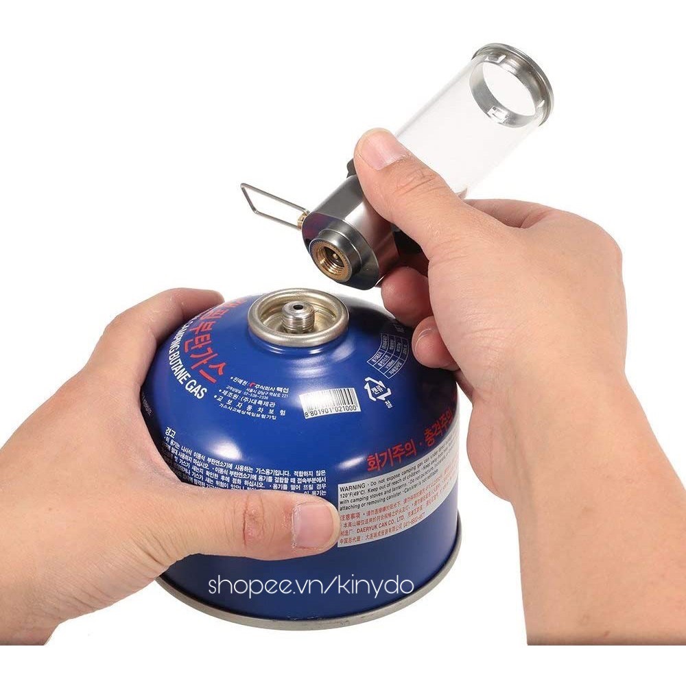 ĐÈN CẦY DÃ NGOẠI CẮM TRẠI DÙNG GAS HÌNH NẾN DU LỊCH CẮM TRẠI LỀU CÂU CÁ BRS-55