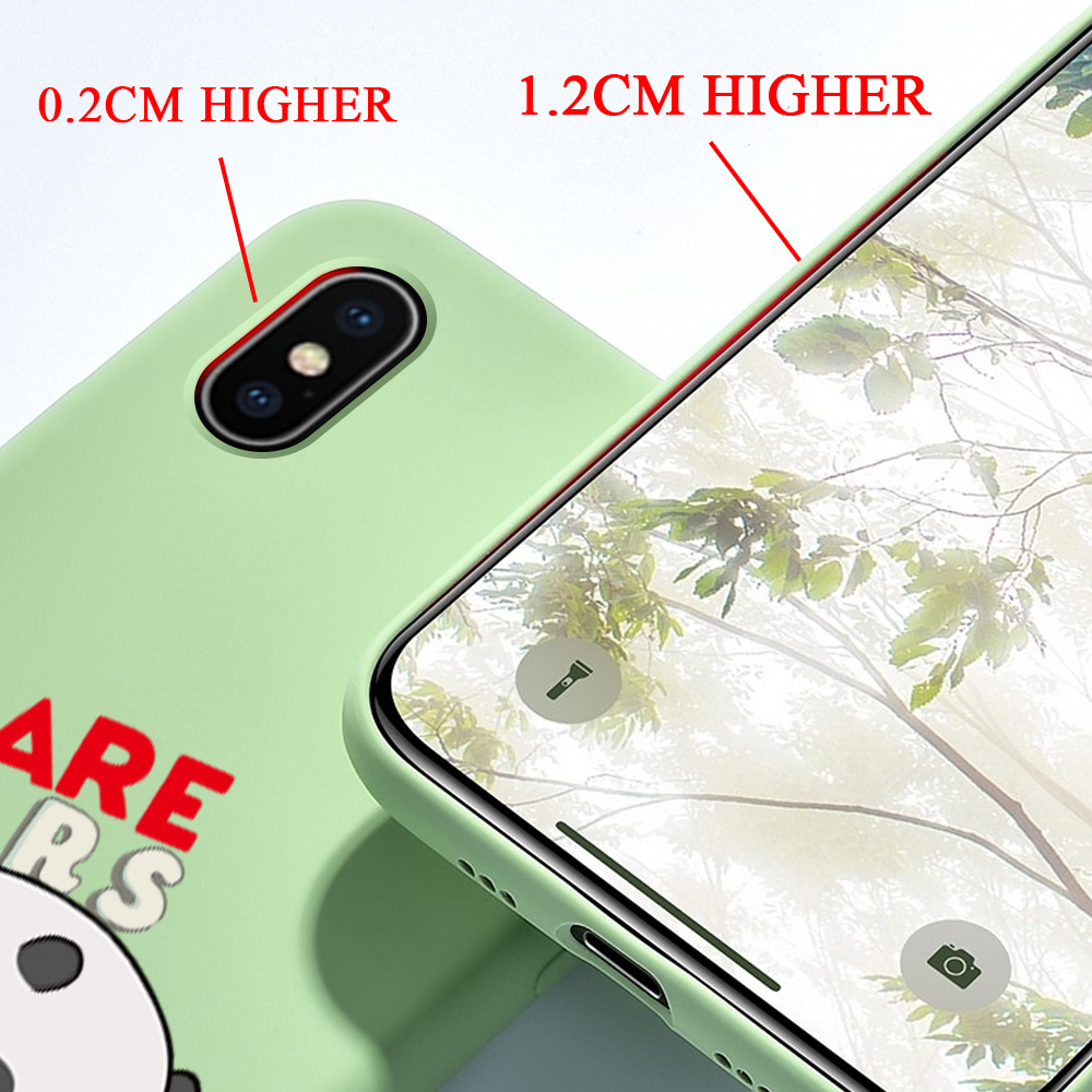 Ốp lưng điện thoại Xiaomi Redmi Note 10 4G Note 10s Note 9T Cartoon Case We Bare Bears Panda Ice Bear Phone Casing For Girls Boys Liquid Silicone Full Cover Softcase