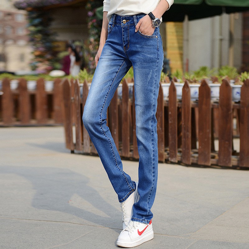 Quần bò nữ giá rẻ 🍎FREE SHIP🍎 Quần ống bó thời trang cao cấp [quần ống bó] Q17 | BigBuy360 - bigbuy360.vn