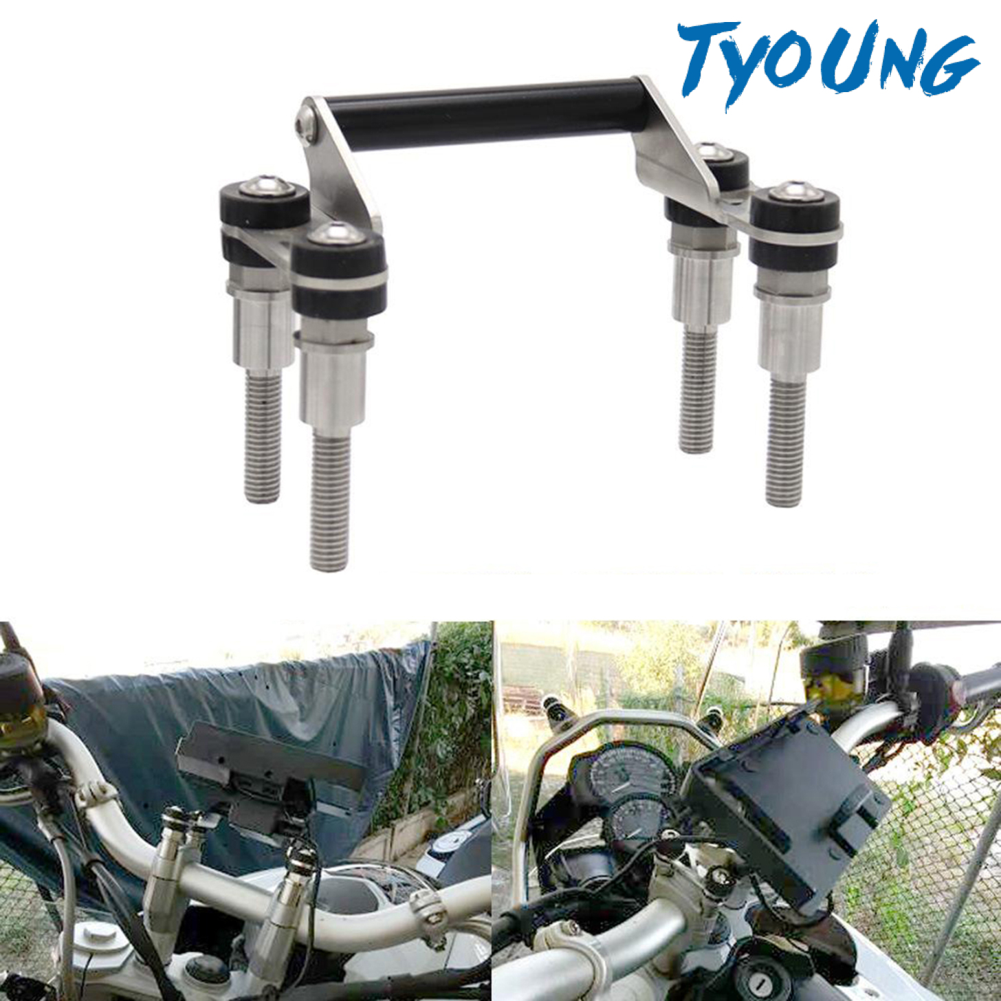 Giá Đỡ Điện Thoại Gắn Tay Lái Xe Mô Tô Bmw R1200R F850Gs F700Gs