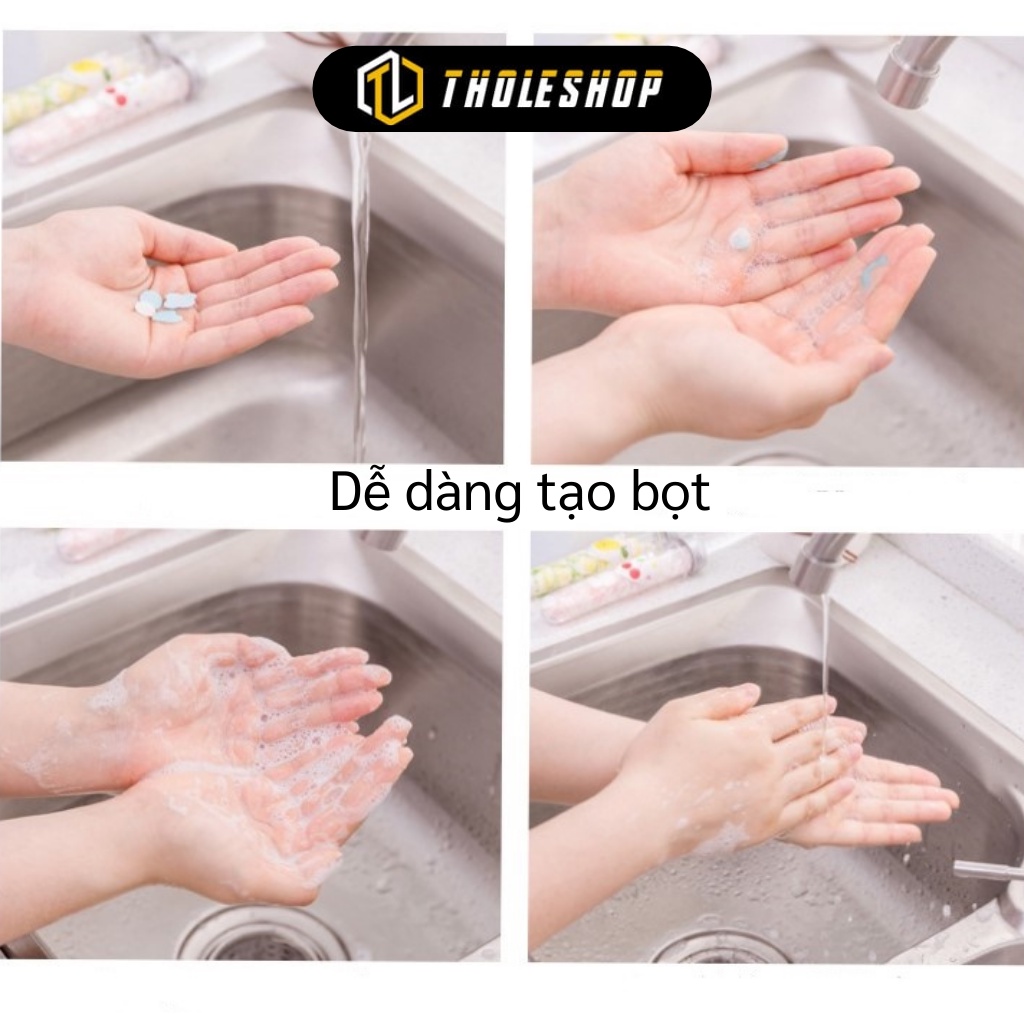 Xà Phòng Giấy - Xà Bông Giấy Dùng 1 Lần Thiết Kế Hình Hoa Xinh Xắn Bỏ Túi 6647