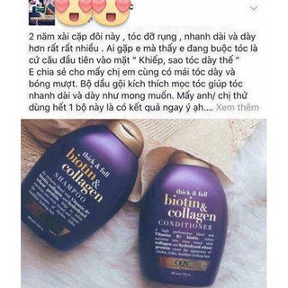 Dầu gội + Xã Biotin & Collagen OGX