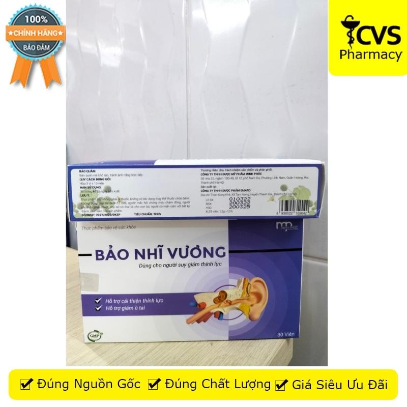 Bảo Nhĩ Vương (Hộp 30 Viên) - giúp cải thiện thính lực, giảm ù tai, nghe kém - CVS Pharmacy