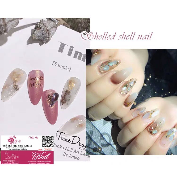Sét Nhũ Vảy Cá Trang Trí Móng Siêu Sáng - 1 Sét 6 Hũ