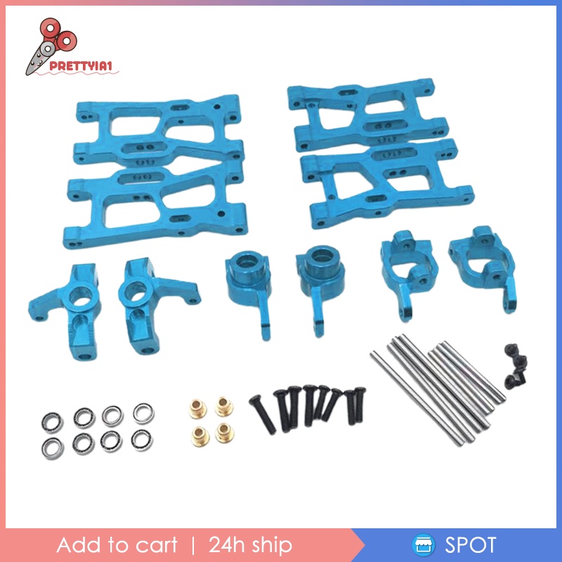 Bộ Phụ Tùng Nâng Cấp Bằng Kim Loại Prettyia1 [Prettyia1] WLtoys 144001 124018 124019 Phụ Kiện Thay Thế Cho Máy Hút Bụi Tiện Lợi