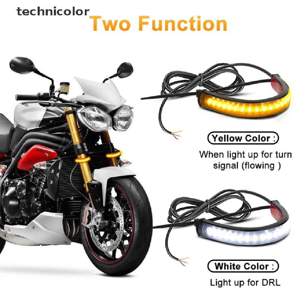 Dải Đèn LED Nhiều Màu Sắc Rẽ Cho Xe Máy DRL Moto