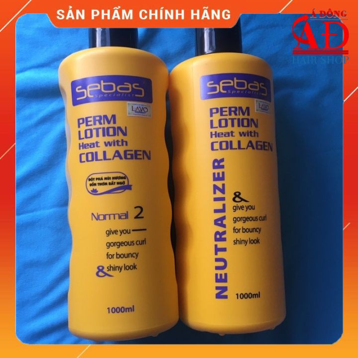 Cặp Thuốc uốn tóc trung bình Sebas Perm 1000mlx2