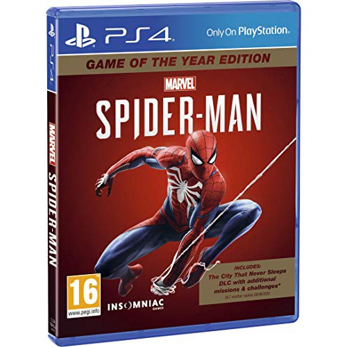 Đĩa Game Ps4: Marvel's Spider-Man-Game of the Year Edition