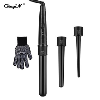 Set máy uốn tóc CkeyiN 3 trong 1 kèm găng tay