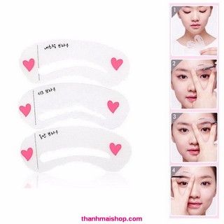 Combo 9 khung kẻ lông mày MT010x3 Mini Brow Class