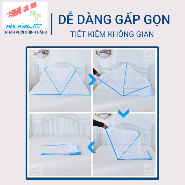 Màn Lưới Chống Muỗi Gấp Gọn Tiện Dụng Cho Người Lớn Và Trẻ em, mùng Chụp Gấp Gọn Thông Minh