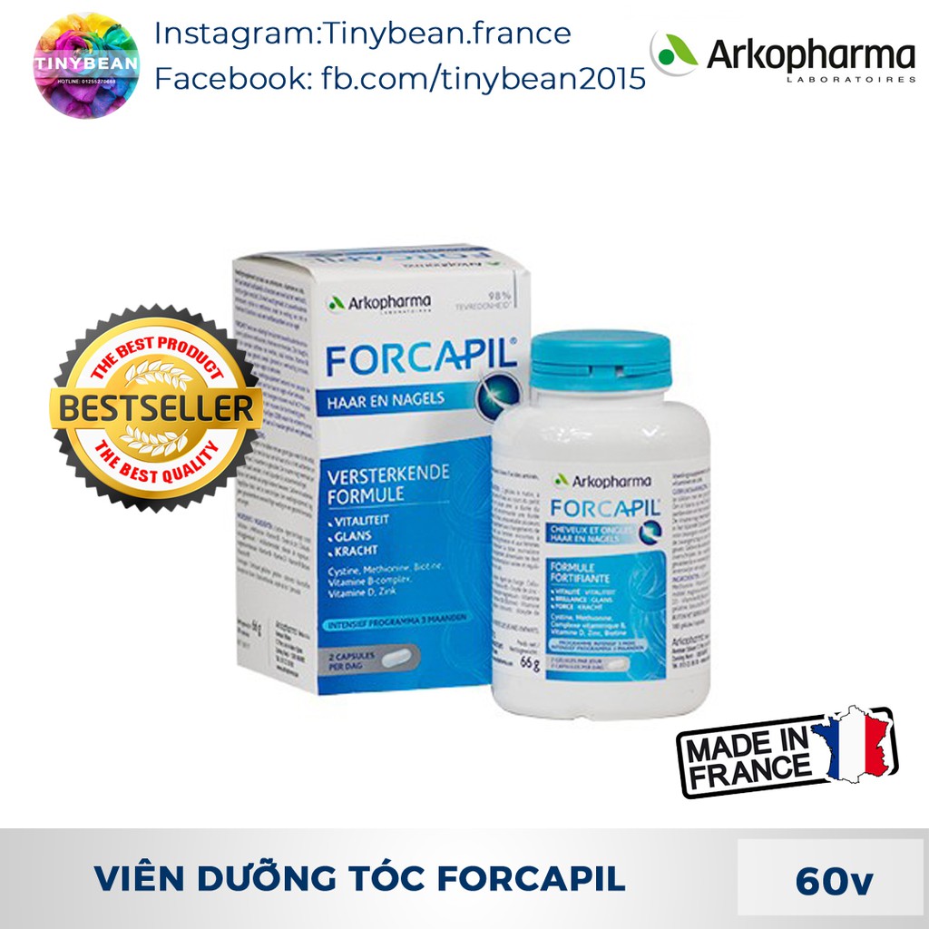 Viên dưỡng tóc Forcapil