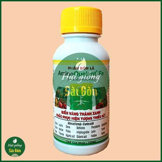 Phân Bón Lá Cao Cấp Bổ Sung Sắt Cho Cây Trồng Chai 100ml