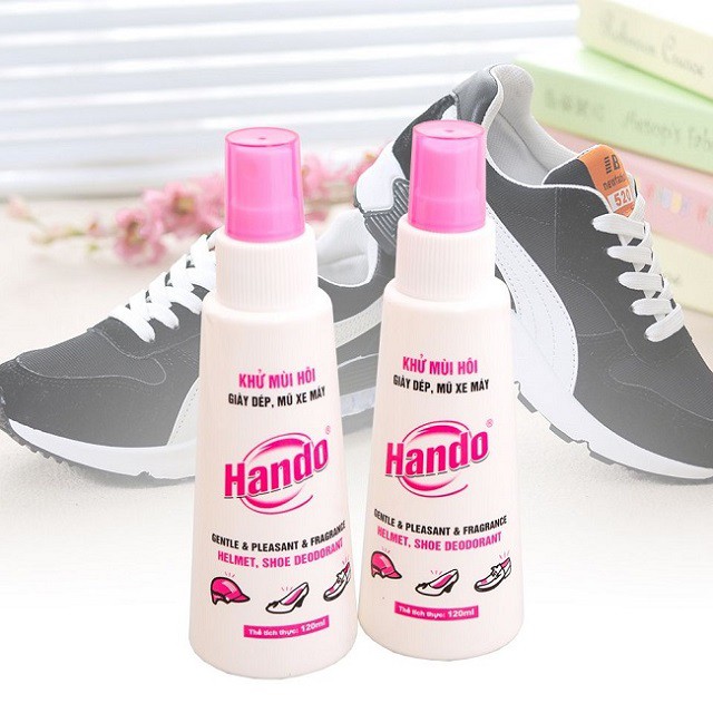 Chai Xịt Khử Mùi Đa Năng Giày Dép, Mũ Bảo Hiểm Hando 120ml