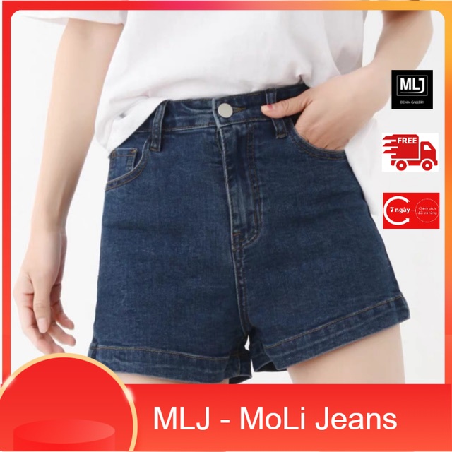 [BIG SIZE] QUẦN SHORT SIZE ĐẠI XANH ĐẬM LƯNG CAO CO DÃN MẠNH