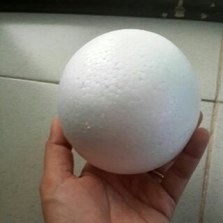 Cầu xốp lam hoa đường kính 11cm