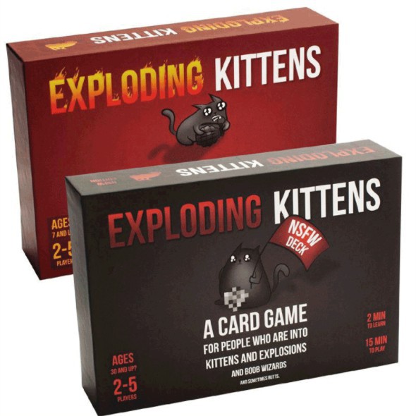 Bộ trò chơi Exploding Kittens giải trí thú vị