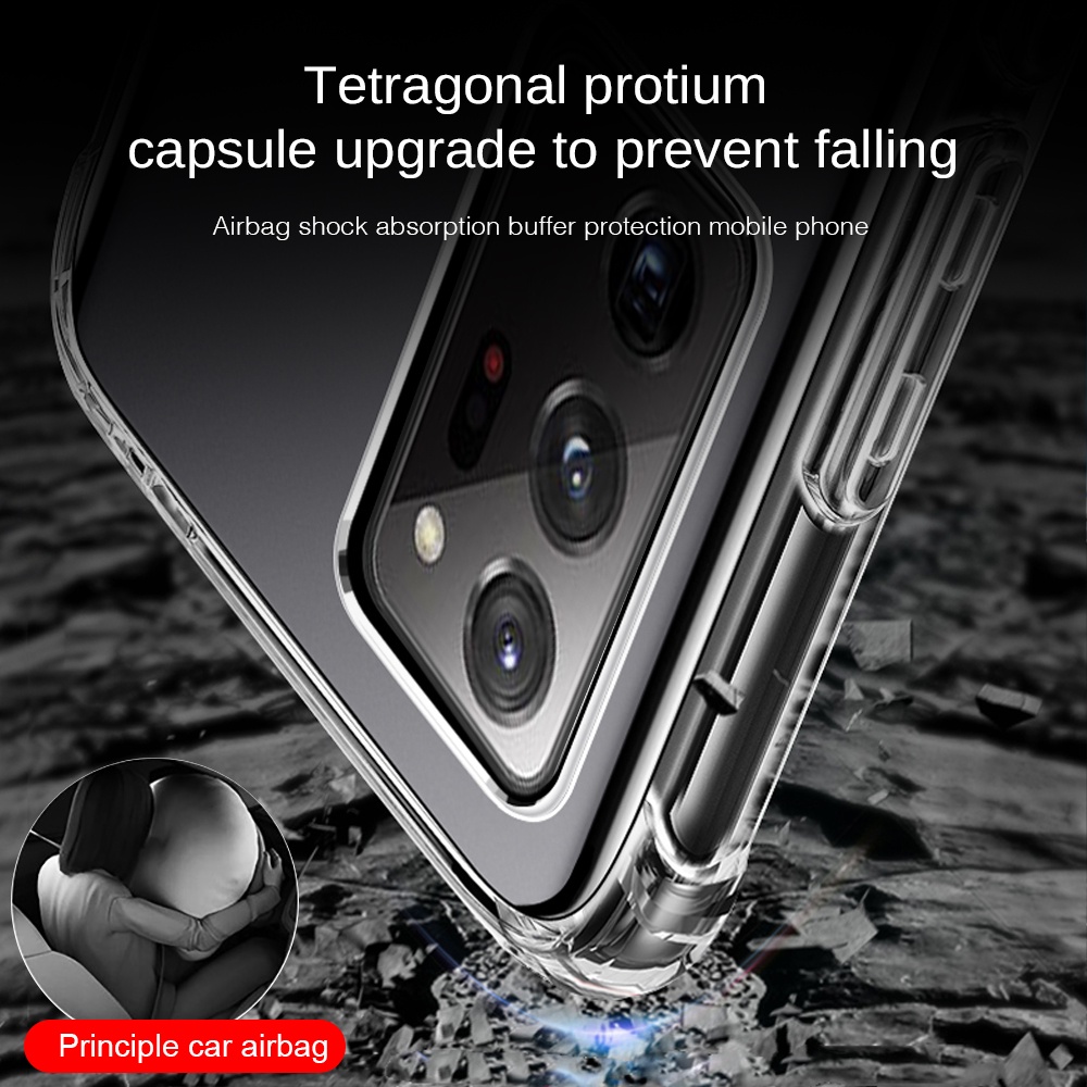 Ốp điện thoại silicon mềm trong suốt dành cho Samsung Galaxy Note 20 Ultra Note20 Note 20Ultra Not 20 Ultra