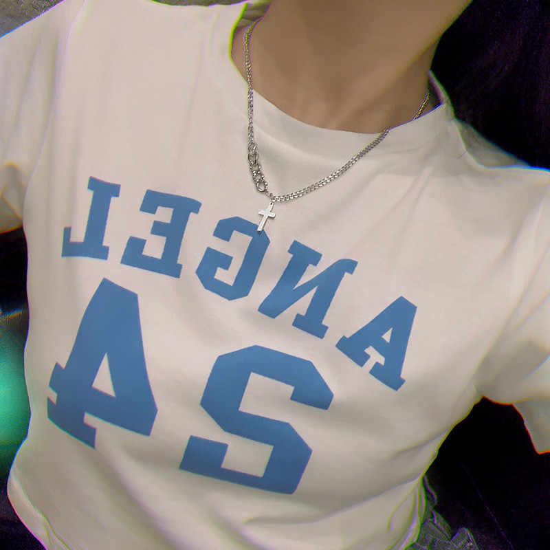 Vòng cổ mặt thánh giá phong cách hip hop độc đáo