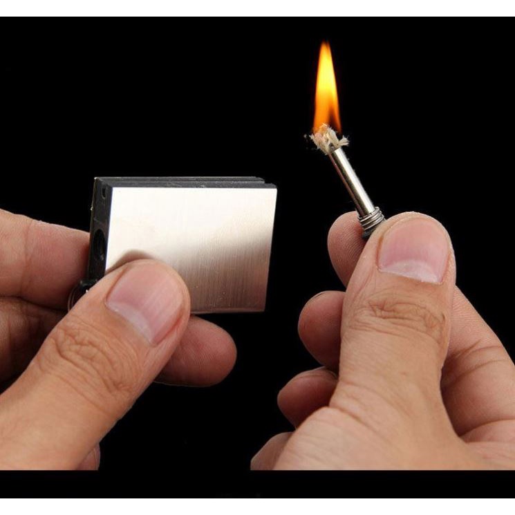 Dụng cụ đánh lửa móc khóa sinh tồn đẹp tiện lợi cho du lịch dã ngoại BL02