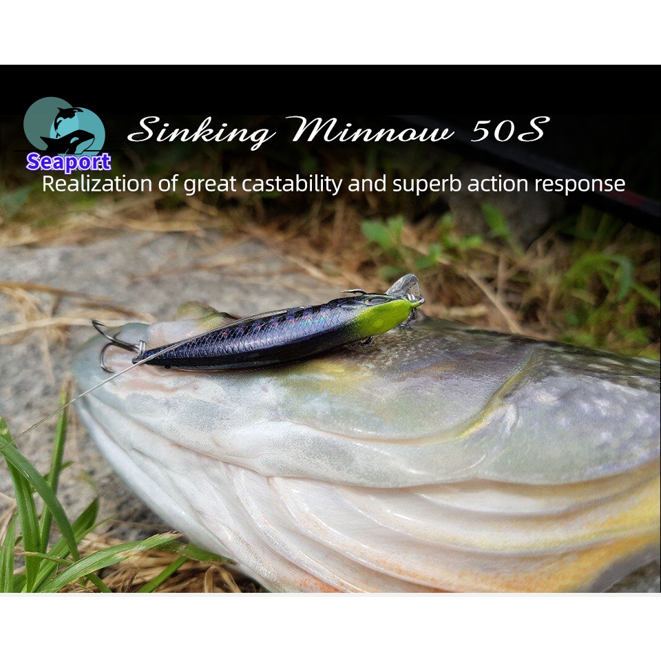 Mồi Câu Cá Giả Mini Cứng 50mm 5g