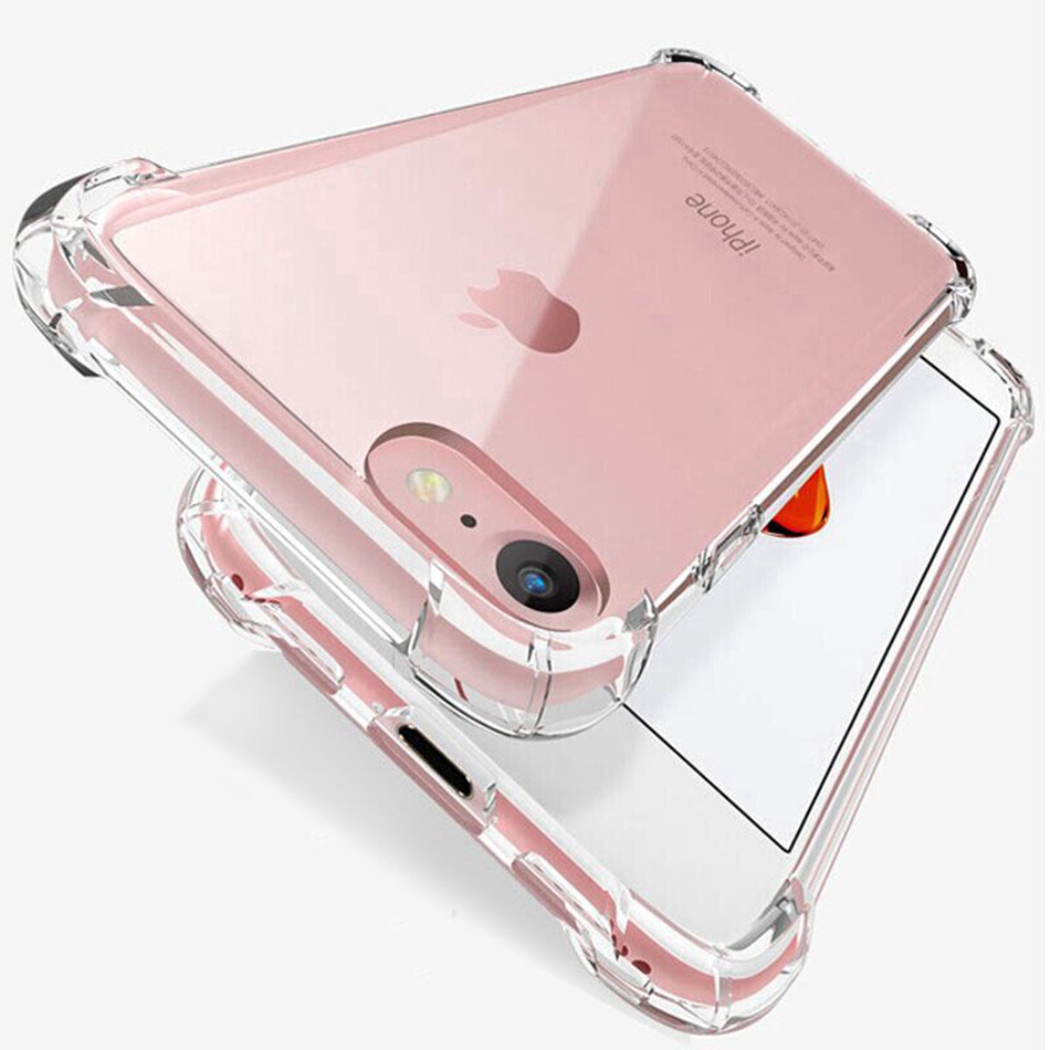 Ốp điện thoại silicon mềm trong suốt chống va đập cho iPhone se 2020 11 12 pro max mini xs xr x 8 7 6 6s plus | BigBuy360 - bigbuy360.vn