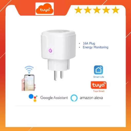 Ổ cắm thông minh tuya 16A - Ổ cắm wifi- Ổ cắm tròn