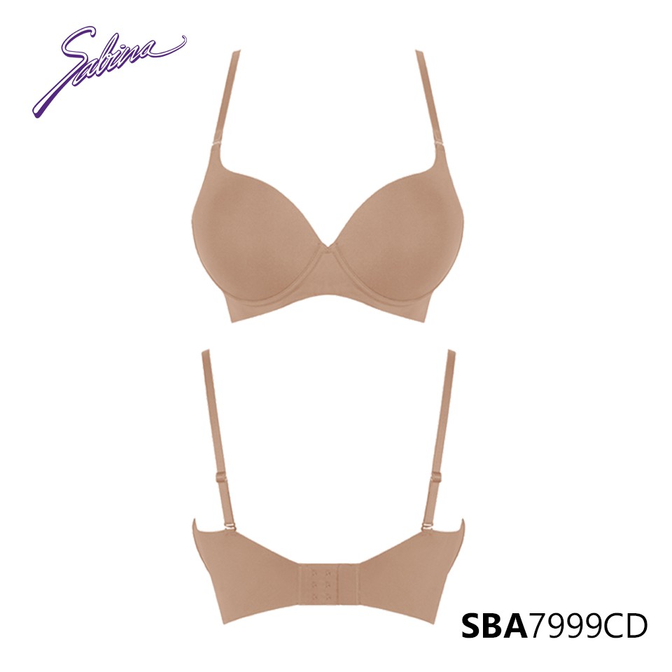 Áo Lót Mút Dày Siêu Nâng Ngực Gọng Silicone Không Gãy Bản Dây Không Viền May Doomm Doomm Wireless By Sabina SBA7999