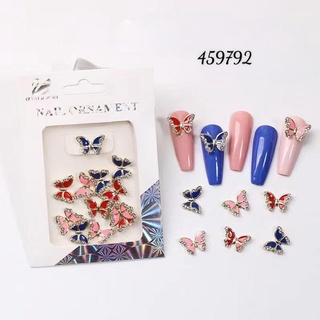 charm đá bướm trang trí móng đẹp