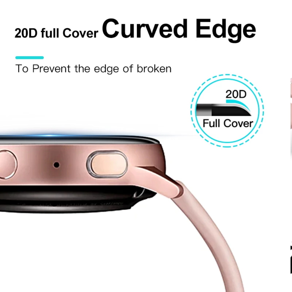 Miếng Dán Bảo Vệ Mặt Đồng Hồ Thông Minh Hoàn Toàn 3d Cho Samsung Galaxy Watch Active 2 40mm / 44mm