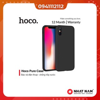 Ốp Lưng iPhone Chính Hãng HOCO Màu Đen- Dẻo- Siêu Bền- Chống Ố Màu
