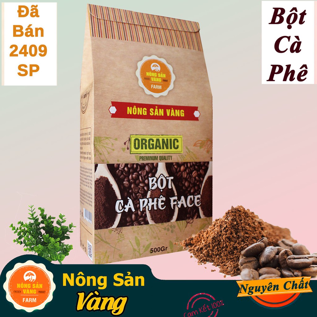 bột cafe đắp mặt, ủ trắng cafe , tắm body 500gr , bột cà phê nguyên chất,  tẩy da chết, ( handmade ) - Nông Sản Vàng | BigBuy360 - bigbuy360.vn