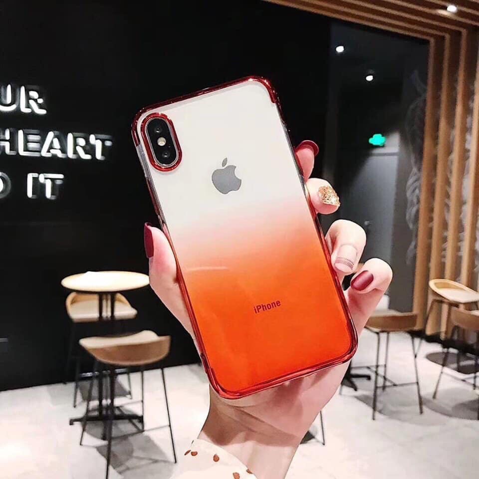 [Giảm Sốc] Ốp Dẻo Viền Crom  Cầu Vồng Hot Hit Iphone 6 6Plus 7Plus 8 8Plus X Xs Xsmax - Pin Dự Phòng Store