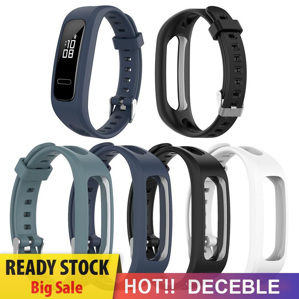 Dây Đeo Silicon Cho Đồng Hồ Thông Minh Huawei Honor Band 4 Phiên Bản Chạy Bộ / Huawei Band 3e