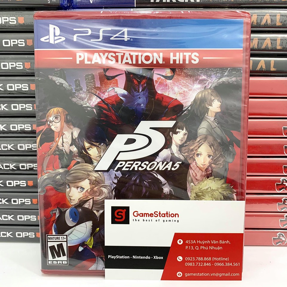 Đĩa Game PS4: Persona 5 PlayStation Hits - hệ US