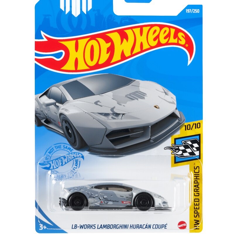 Xe mô hình Hot Wheels LB-Works Lamborghini Huracan card Mĩ