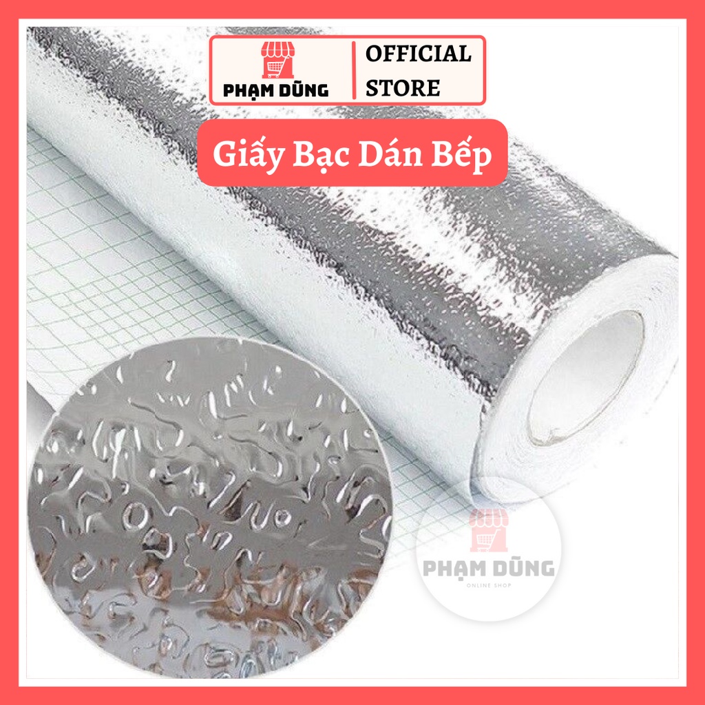 Giấy Bạc Dán Bếp Dễ Vệ Sinh Sạch Sẽ