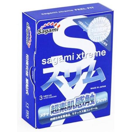 [HÀNG NHẬT CAO CẤP] COMBO 04 hộp x 03 bao cao su Sagami Super Thin + Xtreme White + Xtreme SpearMint + Xtreme Feel Fit