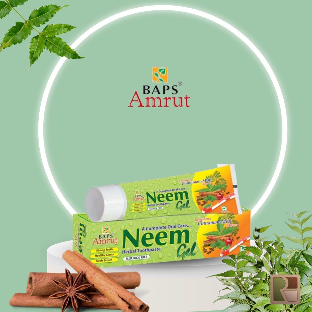Kem đánh răng hương quế Neem Gel, kem bảo vệ nướu ngừa sâu răng Rasan