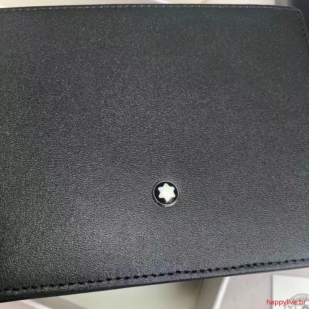 Ví Da Bò Montblanc Thời Trang Mới 2022 Trọng Lượng Nhẹ Chống Thấm Nước Đựng Tiền Xu Cho Nam