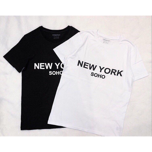 Basic tee New York hiệu SpringField xuất Hàn