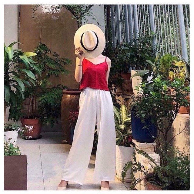 quần đũi ống rộng hot trend