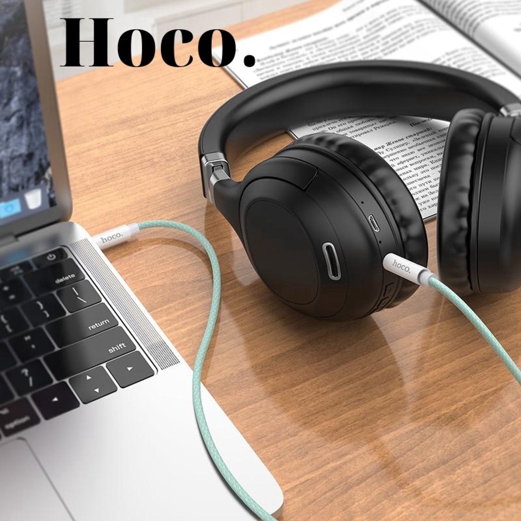 HOCO UPA19 AUX Audio jack 3.5mm to 3.5mm dây bện dù cao cấp dài 2M