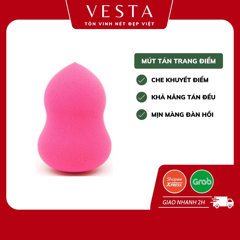 Mút trang điểm tán nền - dụng cụ trang điểm mút tán kem nền maycreate