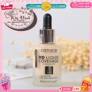 Kem nền CATRICE HD LIQUID COVERAGE FOUNDATION tone 010
