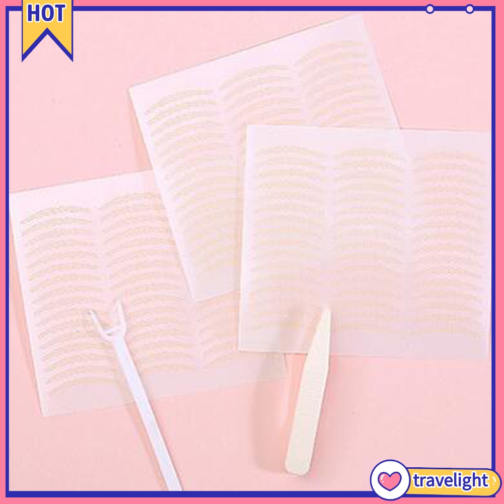 (Travelight) Miếng dán kích mí kèm dụng cụ nhấn và nhíp tiện lợi