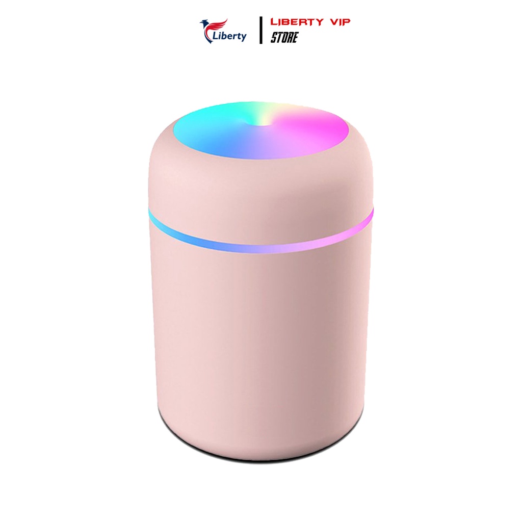 Máy xông tinh dầu, phun sương Liberty tạo độ ẩm không khí tích hợp đèn LED đa năng 3 trong 1