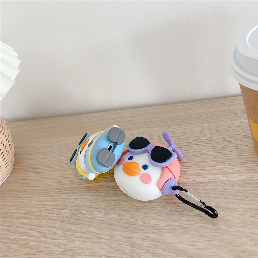 Vỏ bảo vệ hộp sạc tai nghe bằng silicon chất lượng cao kiểu dáng thời trang thích hợp cho tai nghe AirPods 1 2 Pro